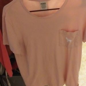 Pink Victoria's secrets shirt. Xs